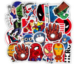 50 PCS Waterproof Sticker Super Hero ( Imported From China ) - Image 3