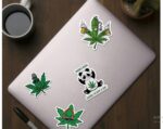 50 PCS Smoking, Weed funny  Stickers Waterproof ( Imported From China ) - Image 2