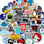 50 PCS Programming Language  Stickers Waterproof ( Imported From China )