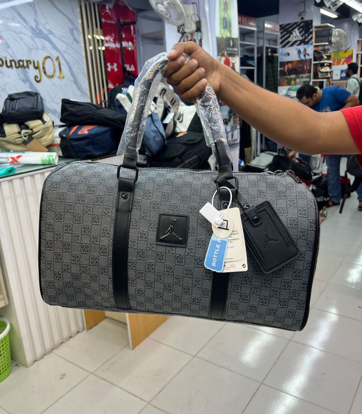 IMG-20251023-WA0017 Jordan gymbag 3478 ash - Image 1