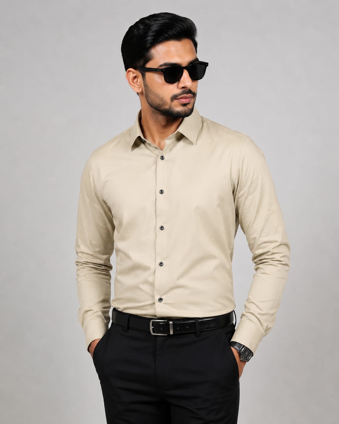 IMG-20260708-WA0032 Zara full Shirt 3775 Off White - Image 1